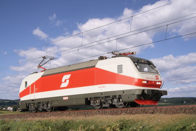 Elektrolokomotive 1012 der ÖBB
